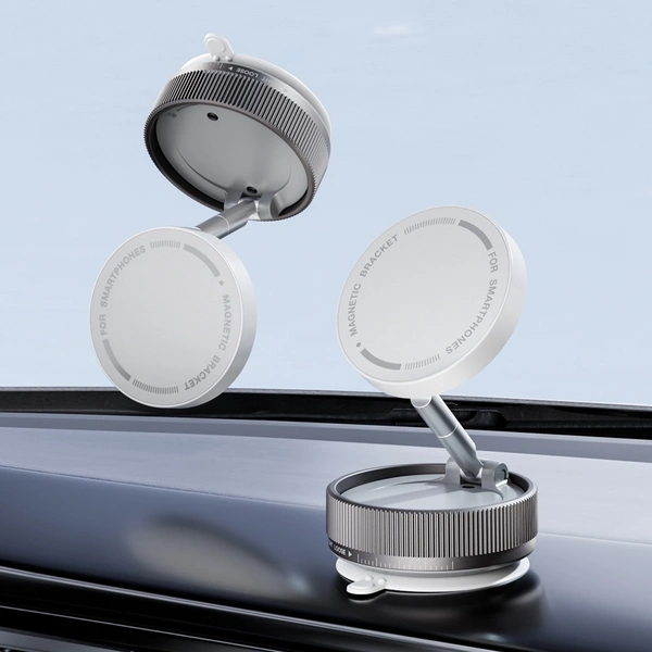 Magnetic 360° Rotating Car Phone Holder – Strong Grip, Universal Compatibility, Dashboard Mount