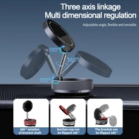 Magnetic 360° Rotating Car Phone Holder – Strong Grip, Universal Compatibility, Dashboard Mount