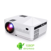 1080P Android Projector – LED Home Theater with WiFi, Bluetooth & Smart TV Features