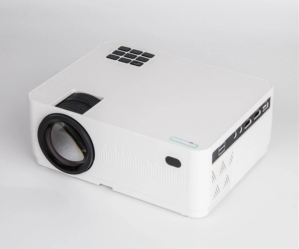 1080P Android Projector – LED Home Theater with WiFi, Bluetooth & Smart TV Features