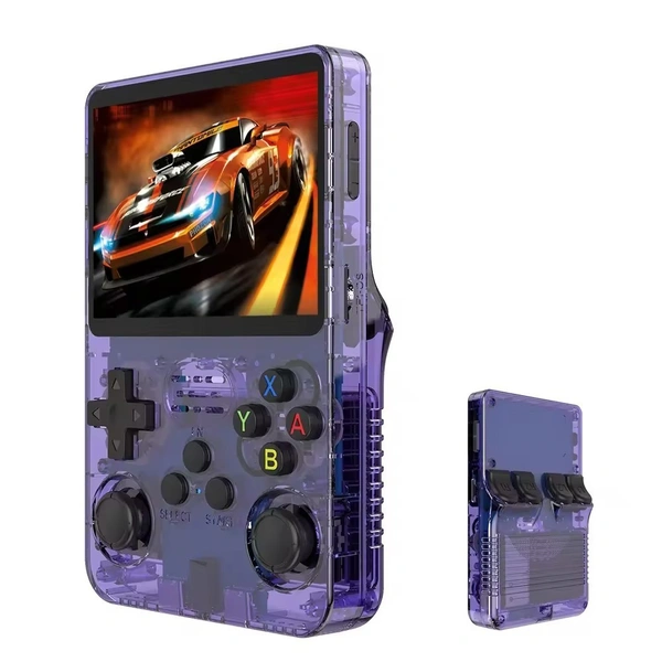 R36S Mini Handheld Game Console | 15000+ Retro Games | 3.5" IPS HD Screen | Quad-Core CPU | Type-C Charging