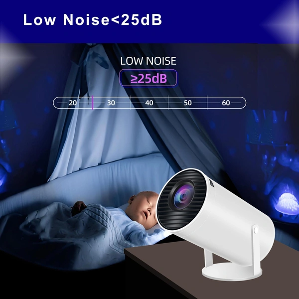IPL Projector for Home | Smart LED Projector with WiFi, Bluetooth | Full HD 1080p Android Home Theater