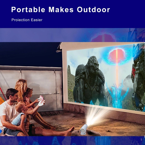 IPL Projector for Home | Smart LED Projector with WiFi, Bluetooth | Full HD 1080p Android Home Theater