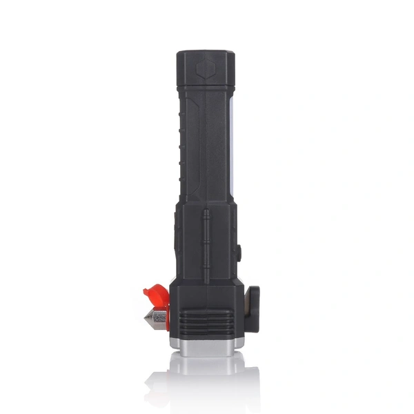 6-in-1 Multifunctional Rechargeable LED Flashlight with Magnet, Power Bank, Window Breaker and Emergency Tools