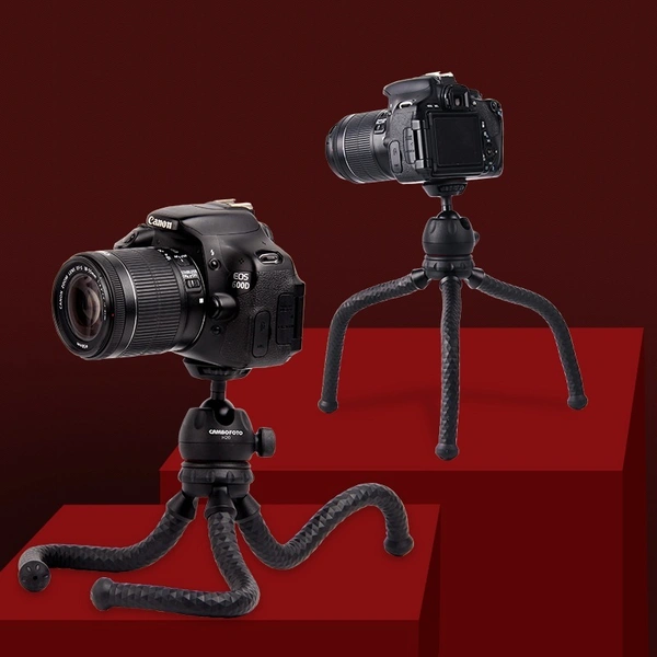 Mini Flexible Gorilla Pod Stand Tripod MT-25 for Mobile & Camera | Lightweight & Portable | 360° Rotation