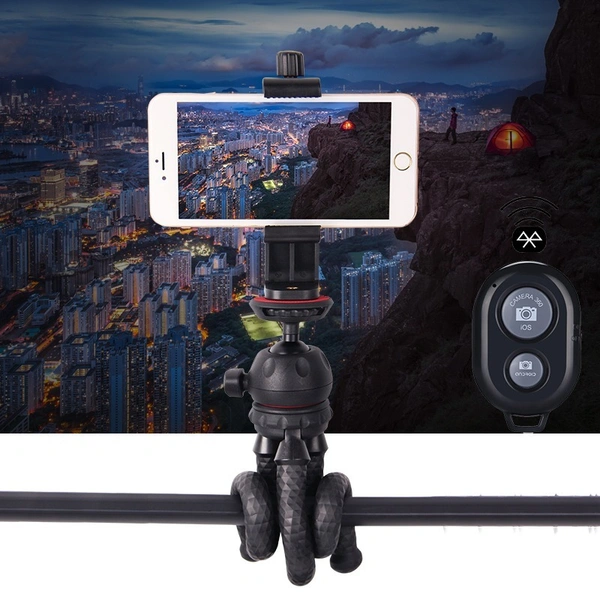 Mini Flexible Gorilla Pod Stand Tripod MT-25 for Mobile & Camera | Lightweight & Portable | 360° Rotation