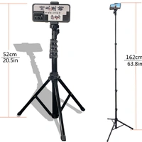 Selfie Stick Tripod MT-39 | Portable Tripod with 180° Head Rotation | Flip Lock Adjustable | Base Locking Knob | Non-Slip Rubber Pad