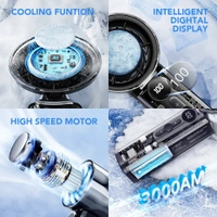 X05 2025 Cold Compress Handy Fan | Rechargeable Portable Fan with Instant Cooling Feature