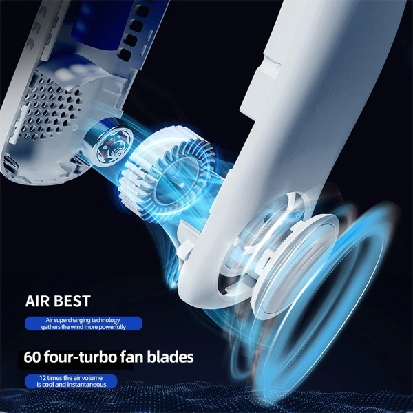 F49 2025 Folding Cooling Mini Foldable Desk Fan | Portable USB Rechargeable Fan for Home, Office & Travel