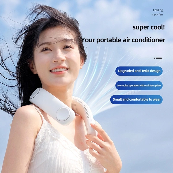 F49 2025 Folding Cooling Mini Foldable Desk Fan | Portable USB Rechargeable Fan for Home, Office & Travel