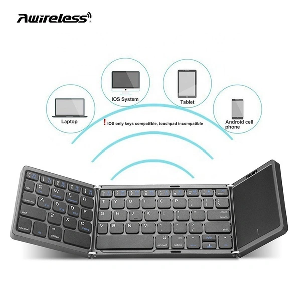 Portable Foldable Bluetooth Keyboard – Compact, Wireless, and Travel-Friendly