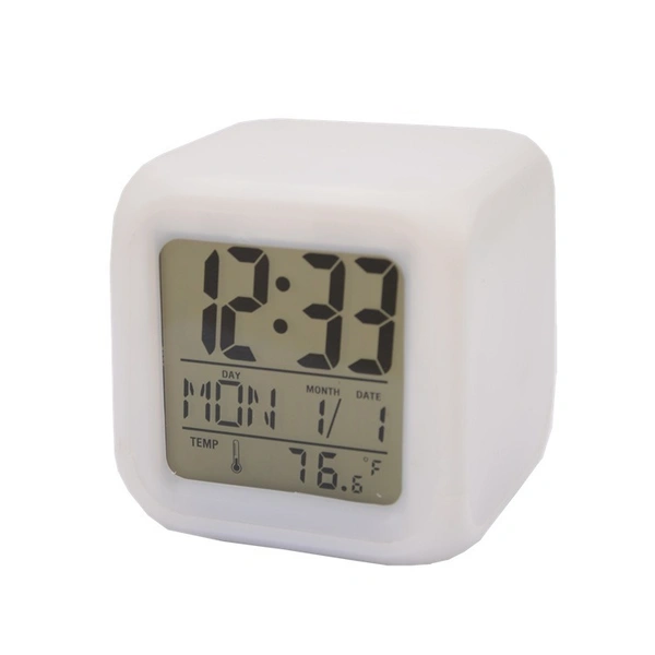 Colorful Color Changing Square Cube LED Light – RGB Modes, Remote-Controlled, Rechargeable