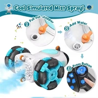 360° Rotating Space Rocket Water Spray Toy for Kids | Outdoor Summer Fun Garden Sprinkler
