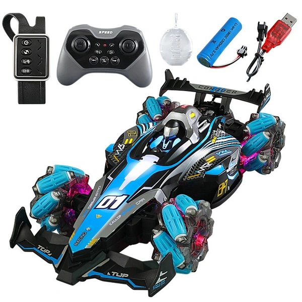 4WD Drift F1 RC Racing Car | 2.4GHz High-Speed Remote Control Formula Car with LED Lights & Stunt Drift