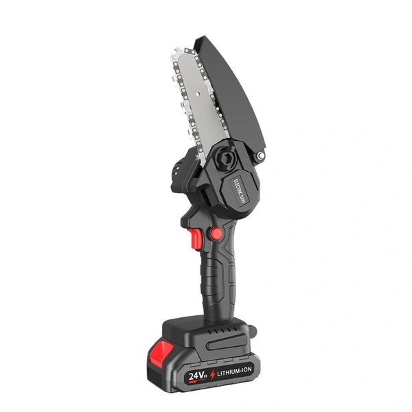 Cordless Mini Electric Chainsaw – Lightweight 6-Inch Pruning Tool with Rechargeable Battery