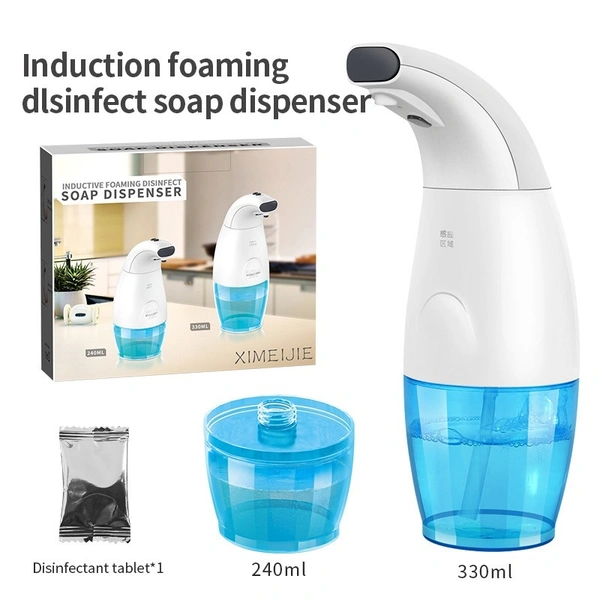 Touchless Automatic Liquid or Foam Soap Dispenser – 330ml, Infrared Sensor