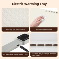 Foldable Silicone Food Warming Pad – Portable Electric Heating Mat for Home & Travel