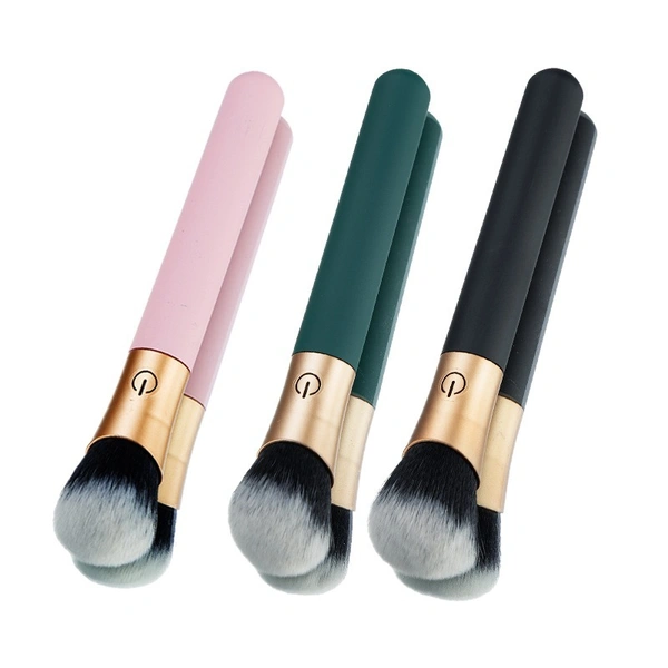 10-Frequency Electric Makeup Brush with Vibrating Facial Massager