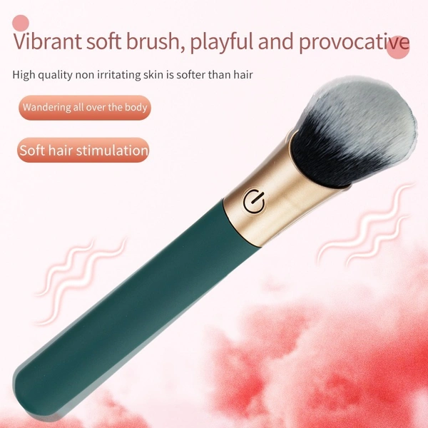 10-Frequency Electric Makeup Brush with Vibrating Facial Massager