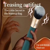 10-Frequency Electric Makeup Brush with Vibrating Facial Massager