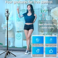 Auto Face Tracking Tripod with Bluetooth Remote & 180° Rotation