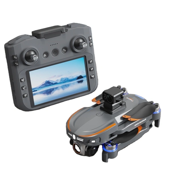 S28 GPS Brushless Drone with EIS HD Camera, Intelligent Obstacle Avoidance, and 360° Flip Stunt – Triple Camera, Long Battery, LED Lights