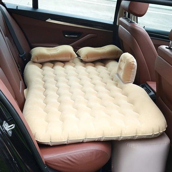Premium Car Air Bed Mattress with Pump & 2 Pillows – Travel, Camping & Backseat Inflatable Bed | Car sofa