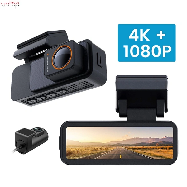 K9 4K WiFi Dash Cam | GPS Car DVR with Night Vision, Front & Rear Recording