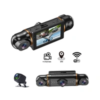 M99 4 Lens WiFi Dash Cam | Touchscreen Display, Full HD Front, Rear & Interior Recording, Night Vision, Parking Monitor