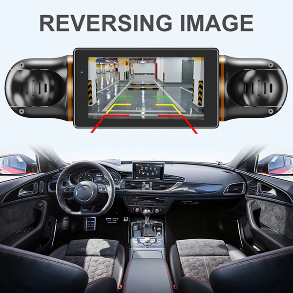 M99 4 Lens WiFi Dash Cam | Touchscreen Display, Full HD Front, Rear & Interior Recording, Night Vision, Parking Monitor