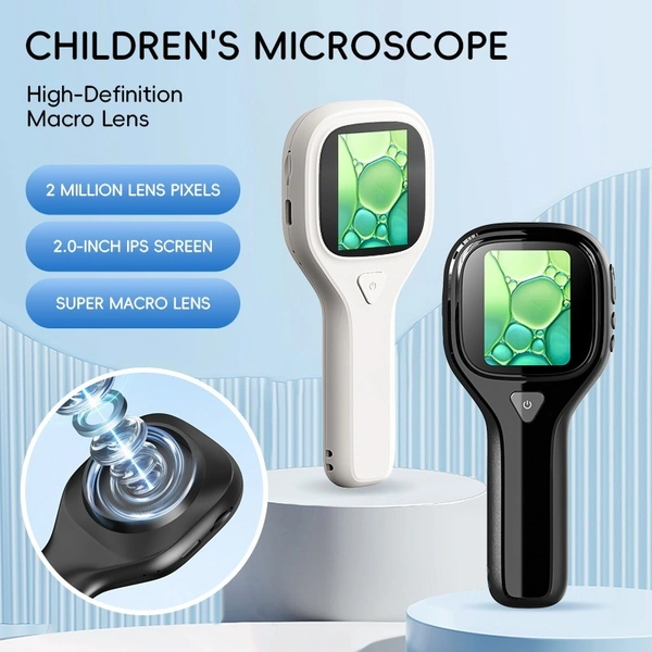 MicroView Pro 2MP Pocket Handheld Microscope Camera | USB Digital, 1000X Zoom, Mobile & PC Compatible