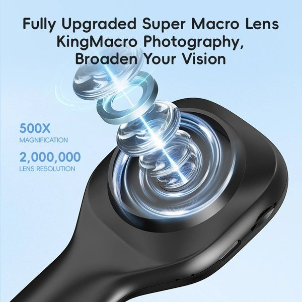 MicroView Pro 2MP Pocket Handheld Microscope Camera | USB Digital, 1000X Zoom, Mobile & PC Compatible