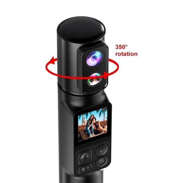 M103TR 6K 30FPS Dual Lens Thumb Camera | Compact Handheld Action Cam with EIS & Wi-Fi