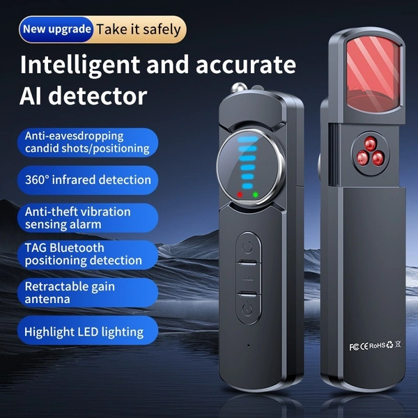 Microspie GPS Detector | Hidden Camera, Audio Bug & GPS Tracker Detector | Anti-Spy Signal Scanner