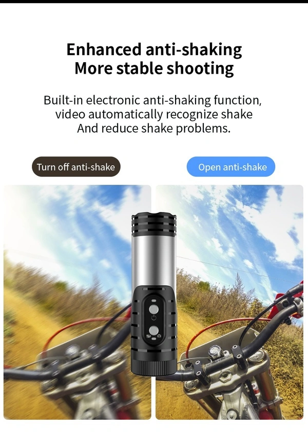 DV5000 4K HD Anti-Shake Mini Action Camera | Waterproof Sports Cam with EIS, Wi-Fi & Wide-Angle Lens