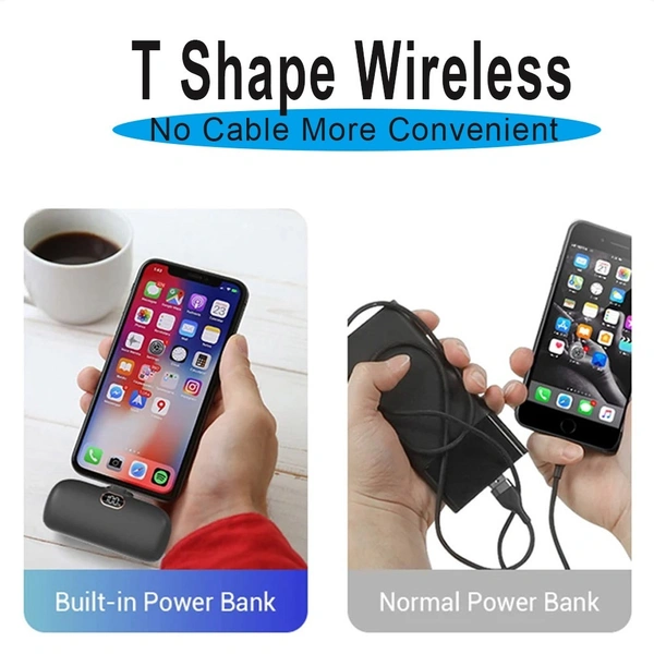 5000mAh Mini Fast Charging Power Bank | Type-C Portable Charger | Airline-Approved