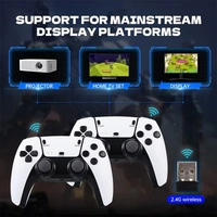 M15 Plus 4K Game Stick | 64GB | 10,000+ Classic Games | Dual Wireless Controllers | Plug & Play Console