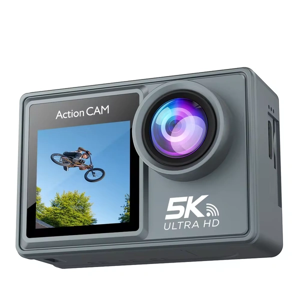 M60TRW 5K Waterproof Action Camera | Wide Angle Vlogging & Motorcycle Cam | Touchscreen