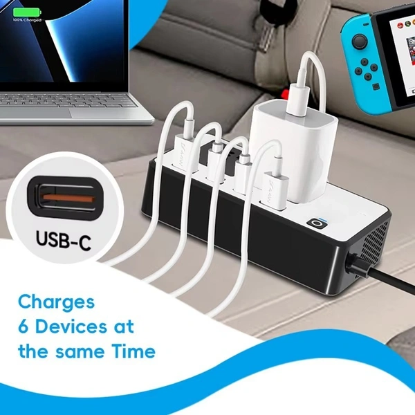 Car Power Inverter 12V/24V to 230V AC | Portable Car Converter for Laptops, Mobiles & Appliances