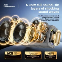 K-Rain Portable Bluetooth Wireless Speaker | Powerful Sound, Built-in Mic, USB & TF Card Support