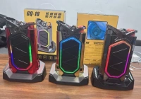 GQ18 Portable Bluetooth Wireless Speaker | 20W Stereo Sound, RGB Lights, 3100mAh Battery, TWS Pairing & IPX5 Waterproof