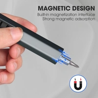 K01 2-in-1 Electric & Manual Screwdriver Set | 13 Bits, Type-C Rechargeable, Alloy Body