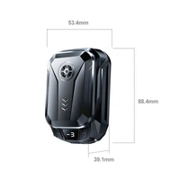 SL-14 Back-Clip Mobile Phone Cooler with 1500mAh Battery | Semiconductor Cooling, RGB Lights, Adjustable Clip for Gaming Phones