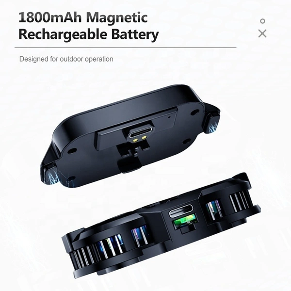SL-03 Peltier Chiller Magnetic Mobile Phone Cooler | Rechargeable, Semiconductor Cooling, Adjustable Clip for Gaming & Streaming