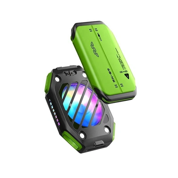 X111 Magnetic Wireless Mobile Phone Cooler | Semiconductor Cooling, Turbo Fan, 1800mAh Battery, RGB Lighting