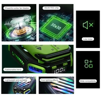 X111 Magnetic Wireless Mobile Phone Cooler | Semiconductor Cooling, Turbo Fan, 1800mAh Battery, RGB Lighting