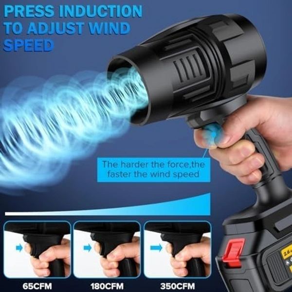 Mini Handheld Electric Cordless Leaf Blower | Powerful Motor, Rechargeable, Lightweight for Home, Car & Garden Cleaning