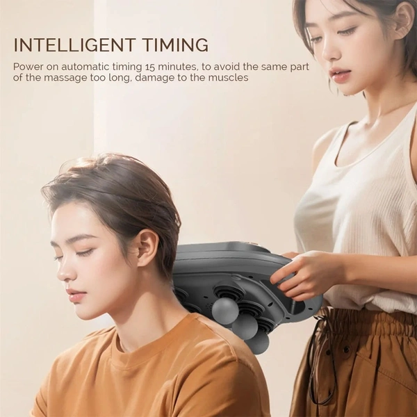 Six-Head Fascia Body Massage Gun | Powerful Deep Tissue Muscle Massager, 6 Speed Modes, Rechargeable & Portable