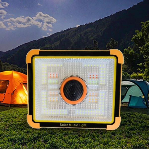 Ultra-Bright Solar-Powered Bluetooth Speaker & LED Light | Portable Outdoor Lantern
