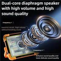 Ultra-Bright Solar-Powered Bluetooth Speaker & LED Light | Portable Outdoor Lantern